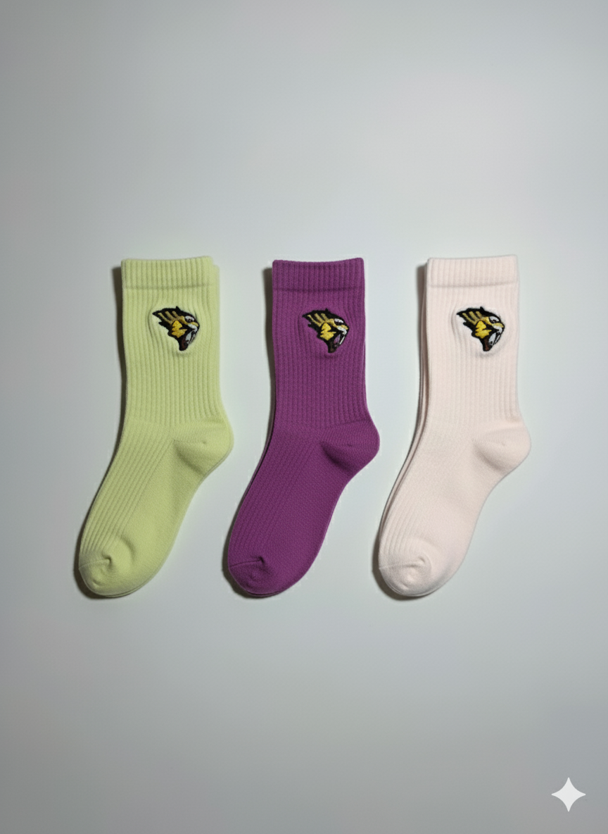 SABRHERO SuperHero Socks – 3-Pack Luxury Tennis Socks SABRHERO